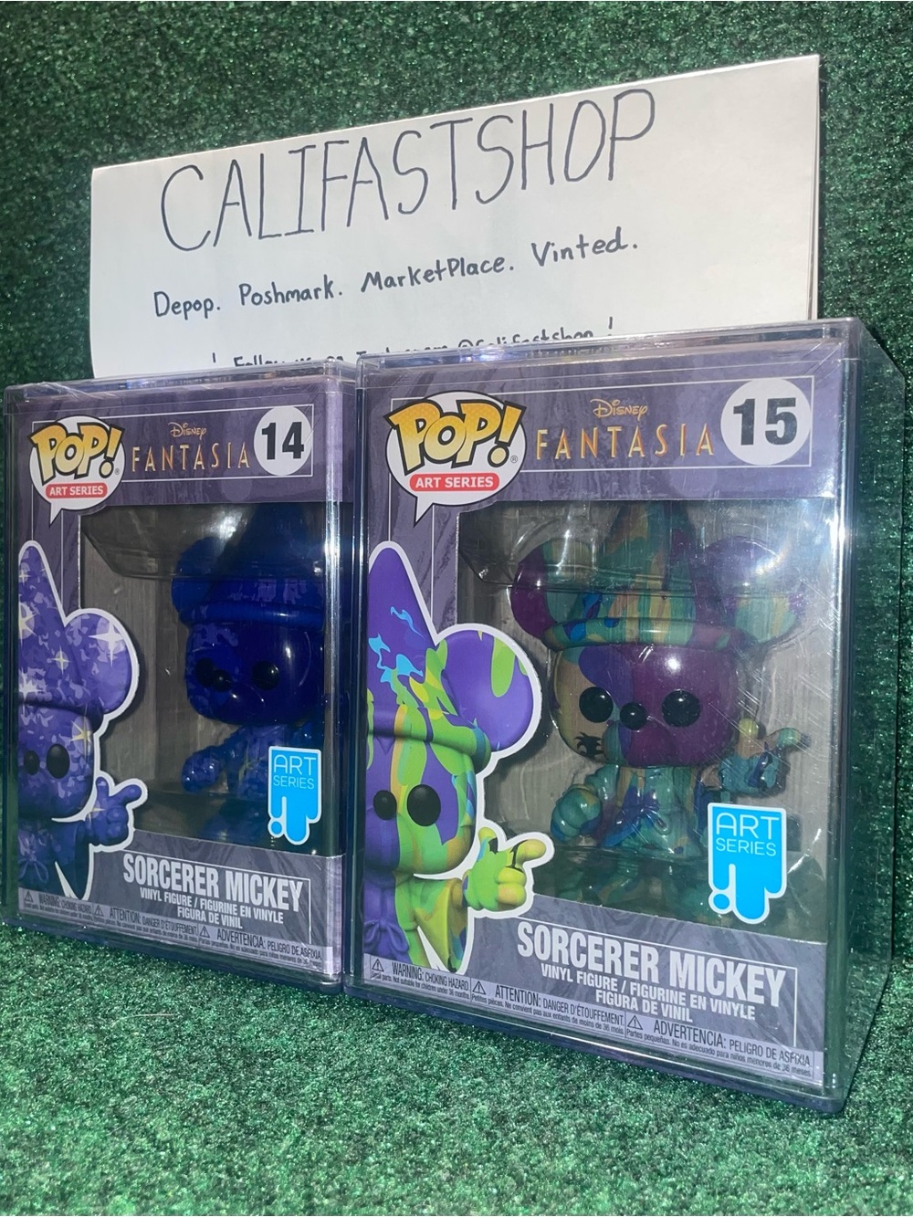 Funko Pop! Disney Fantasia Two Sorcerer Mickeys 14/15 (VAULTED!)